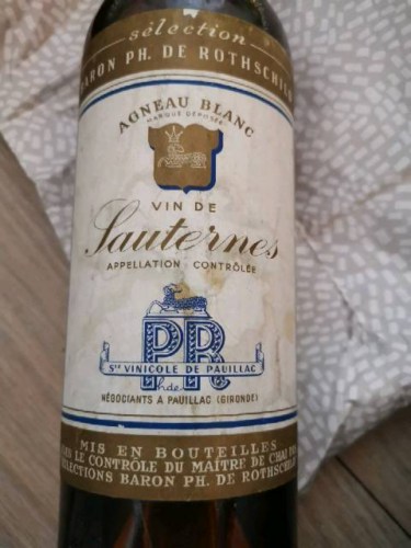 Vang Baron Philippe de Rothschild Agneau 12,5% - Pháp - Thịnh Vang