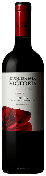Bodegas Valdelana Duquesa de la Victoria de Valdelana Crianza