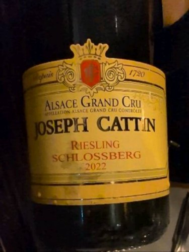 Joseph Cattin Riesling Alsace Grand Cru 'Schlossberg' | Vivino US