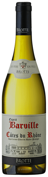 Brotte Côtes du Rhône Esprit Barville Blanc