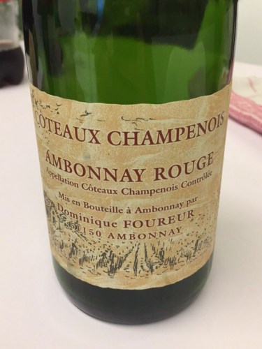 Dominique Foureur Coteaux Champenois Ambonnay Rouge | Vivino English