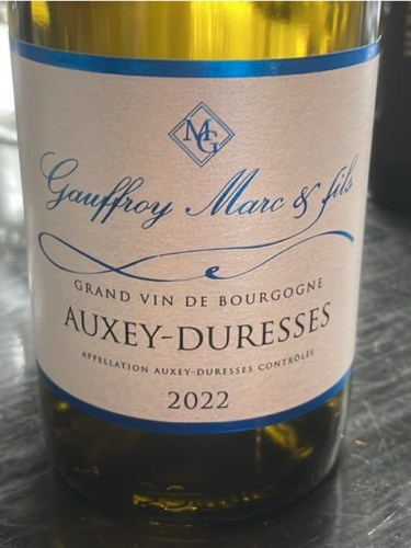 S*I様 Auxey-Duresses 1976LEROY メゾンルロワ オクセ Gauffroy Marc & Fils Auxey-Duresses | Vivino 日本語