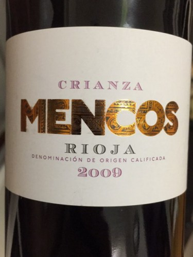 2009 Manso de Zúñiga (Conde de Hervias) Mencos Crianza Vivino