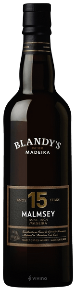 Blandy's 15 Year Old Malmsey Madeira (Rich)