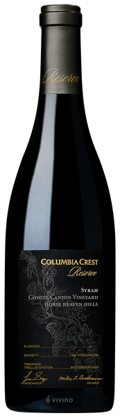 Columbia Crest Coyote Canyon Reserve Syrah