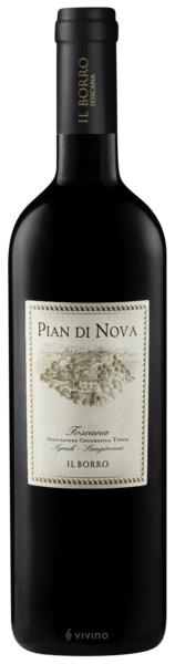 Vinho Il Borro Wines Tinto Seco Itália Pian Di Nova Sangiovese, Syrah 2019 750ml