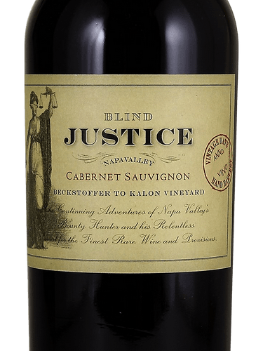 ナパバレー　ジャスティス　カベルネ　2023 Justice Blind Justice Beckstoffer To Kalon Vineyard Cabernet
