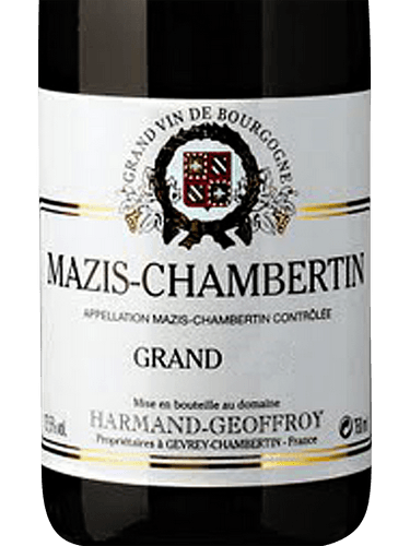 Harmand-Geoffroy Mazis-Chambertin Grand Cru | Vivino English