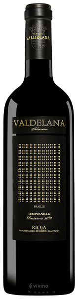 Bodegas Valdelana Selección Braille Tempranillo Reserva