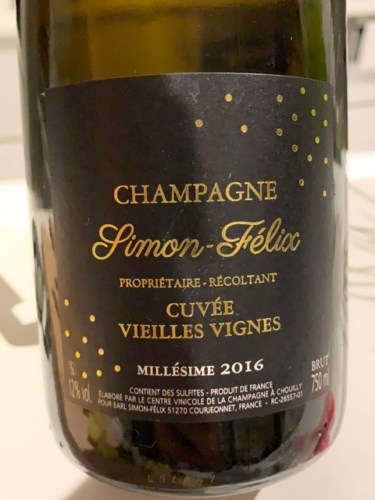 Simon Felix Cuvée Vieilles Vignes Brut Champagne | Vivino English