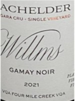 Bachelder Willms Les Naturistes Gamay Noir Niagara Cru