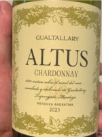 Bodega Altus Chardonnay