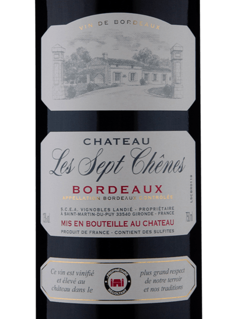Vignobles Landié Chateau Les Sept Chênes Bordeaux | Vivino English
