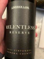 Limerick Lane Relentless Reserve Zinfandel