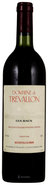 Domaine de Trévallon Coteaux d'Aix-en-Provence Les Baux