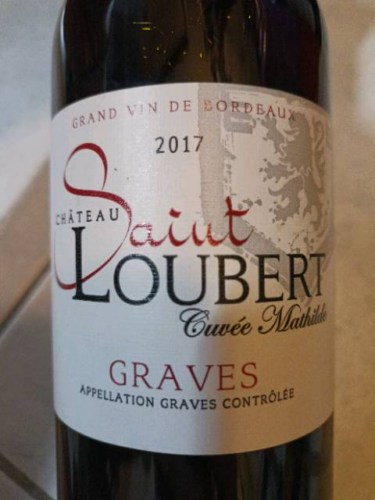Château SaintLoubert Cuvée Mathilde Graves Vivino US
