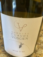 Domaine Claude Vosgien Mise á Nu Blanc