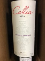 Callia Alta Shiraz - Cabernet