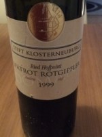 Stiftskellerei Klosterneuburg Ried Hofpoint Spatrot - Rotgipfler Auslese Süß