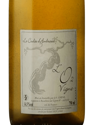 La Coulée d'Ambrosia L'O2 Vigne | Vivino Français