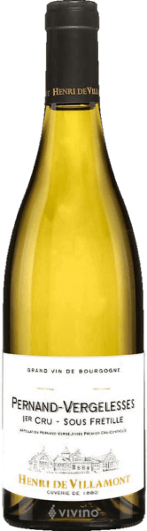 Henri de Villamont Pernand-Vergelesses 1er Cru 'Sous Frétille'
