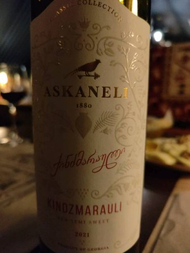 2021 Askaneli Brothers Classic Collection Kindzmarauli Semi Sweet ...