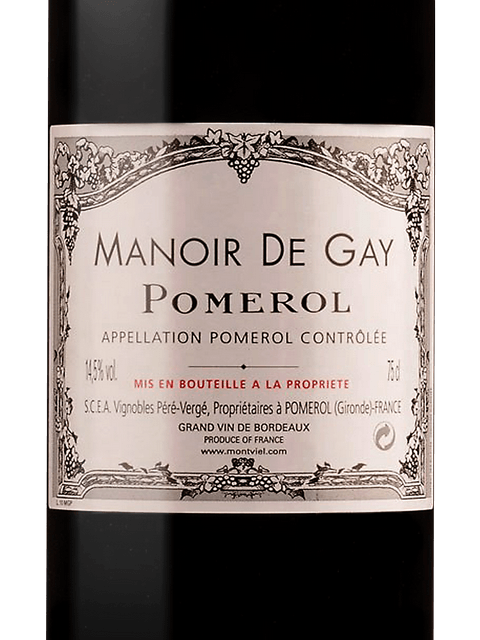 Château Le Gay Manoir de Gay Pomerol | Vivino Italiano