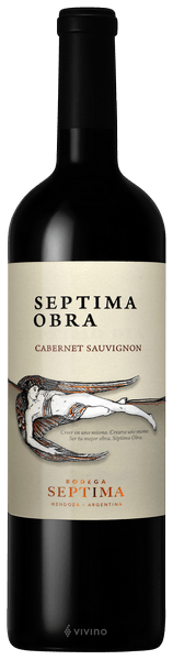 Vinho Séptima Tinto Seco Argentina Obra Cabernet Sauvignon 750ml