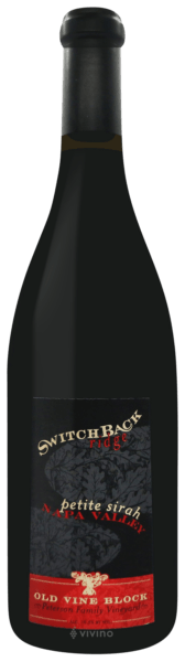 Switchback Ridge Peterson Family Vineyard Old Vine Block Petite Sirah ...