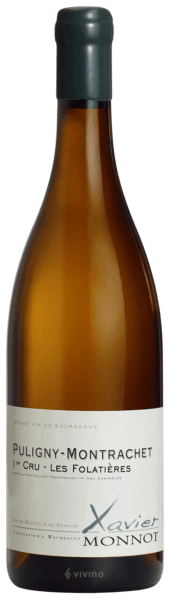 Xavier Monnot Puligny-Montrachet 1er Cru 'Les Folatières' | Vivino