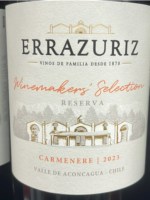 Errazuriz Winemaker's Selection Reserva Carménère