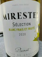 Plaimont Mirestel Sélection Blanc Frais Et Fruité