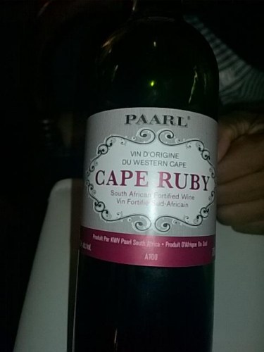 cape ruby wine