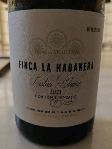 Finca la Habanera Cordón Trenzado Listán Blanco