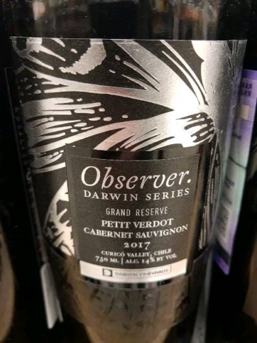 Observer Darwin Series Grand Reserve Petit Verdot - Cabernet Sauvignon ...