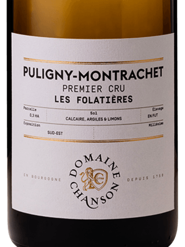 Puligny-Montrachet Premier Cru Les Folatières