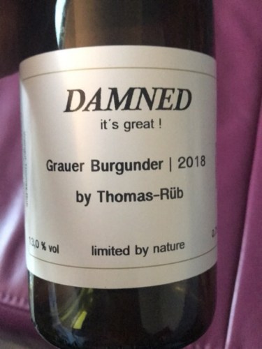 Thomas Rüb Damned Grauer Burgunder | Vivino English
