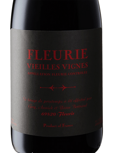 Yann Bertrand Vieilles Vignes Fleurie 2023 (750ml) main image 0