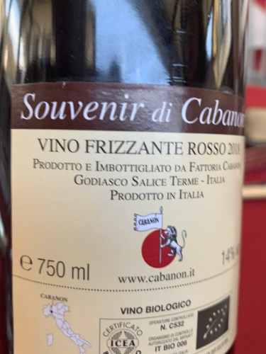 Fattoria Cabanon Souvenir di Cabanon Frizzante Rosso