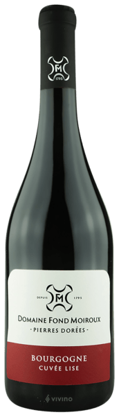 Domaine Fond Moiroux - Pierres Dorées Cuvée Lise Bourgogne Rouge