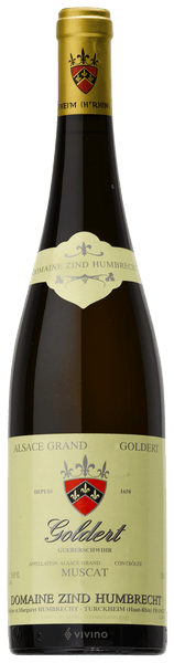 ワイン Bernard Humbrecht Muscat Alsace 2022 Domaine Zind Humbrecht Muscat Alsace Grand Cru Goldert | Vivino 日本語