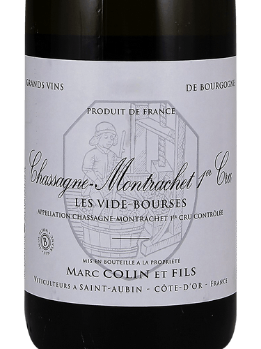 2015 Marc Colin Chassagne-Montrachet 1er Cru Les Vide-Bourses | Vivino US