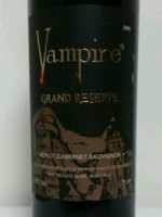 Aurelia Visinescu Vampire Grand Reserve Cabernet Sauvignon - Merlot