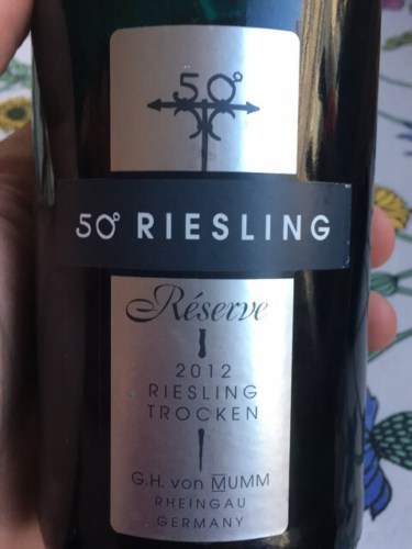 50° Degree Réserve Riesling Trocken | Vivino US