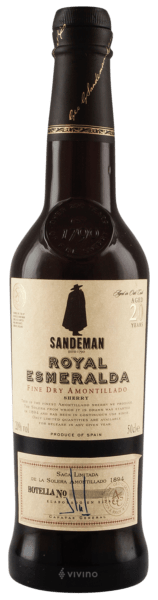 Sandeman Royal Esmeralda Fine Dry Amontillado Sherry 20 Year
