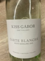 Kiss Gábor Carte Blanche Petit Riesling