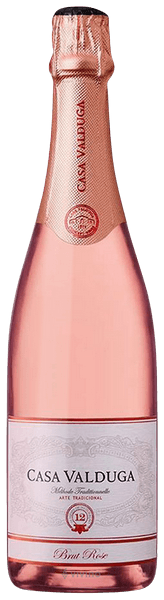 Espumante Casa Valduga Rosé Brut Brasil Arte Tradicional Chardonnay, Pinot Noir 2022 750ml