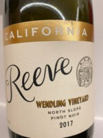 Reeve Wendling Vineyard Pinot Noir