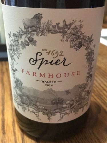Spier Farmhouse Malbec Vivino