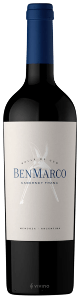 Vinho Benmarco Wine Tinto Seco Argentina Cabernet Franc 2022 750ml